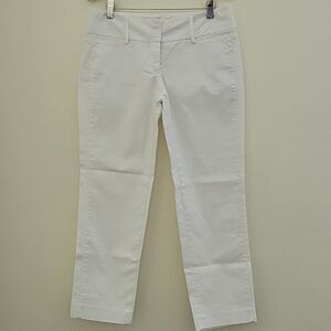 Cynthia Steffe white pique pants sz 6